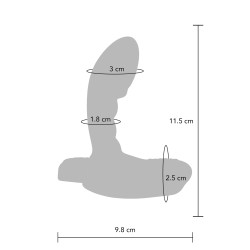 Toy Joy Plug prostatique Vibrant Heroic P-Spot 8 x 3cm